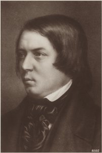Ritratto di Robert Schumann da German School