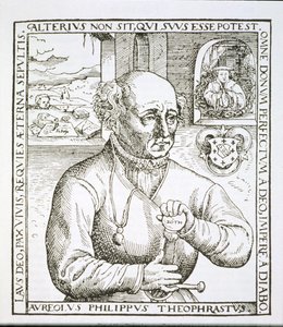 Ritratto di Theothrastus Paracelsus (1493-1541), copia di un