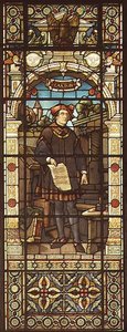 Ritratto di William Caxton, realizzato da Mayer and Co., Monaco, c.1880 da German School