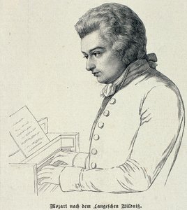 Ritratto di Wolfgang Amadeus Mozart da German School