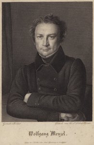Ritratto di Wolfgang Menzel da German School