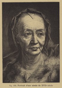 Ritratto di una nonna del XVII secolo da German School