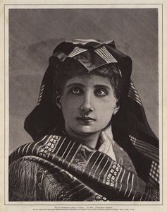Ritratto di una donna, xilografia premiata all