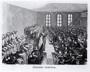 Riunione quacchera, Filadelfia, da 