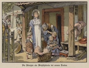 Regina Louise di Prussia, benefattrice dei poveri