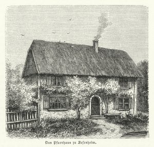 Rettorato di Sessenheim, casa di Friederike Brion, con cui Johann Wolfgang Goethe ebbe una storia d