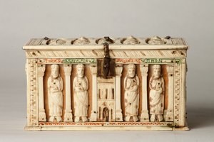 Scrigno reliquiario, Colonia, Germania, c.1150 da German School