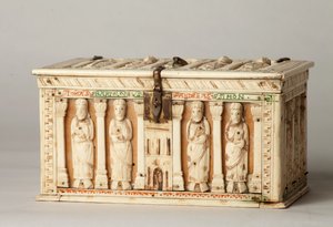 Scrigno reliquiario, Colonia, Germania, c.1150 da German School