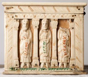 Cofanetto reliquiario, Colonia, Germania, c.1150 da German School