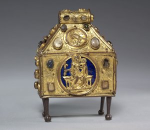 Reliquiario a forma di borsa, c.1320