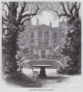 Residenza del Feldmaresciallo Helmuth von Moltke, comandante vittorioso degli eserciti prussiani nella guerra franco-prussiana, Versailles, Francia da German School