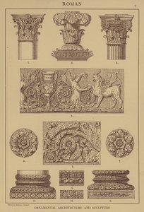 Romano, architettura ornamentale e scultura da German School