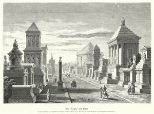 Tombe romane lungo la Via Appia al terzo miglio da German School
