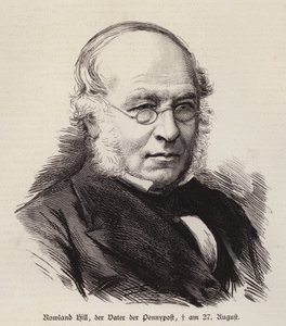 Rowland Hill, riformatore britannico del servizio postale e inventore del francobollo
