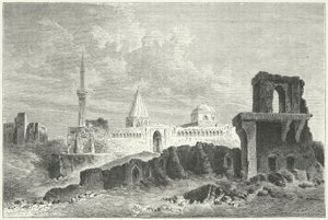 Rovine del Palazzo dei Selgiuchidi a Konya, Turchia da German School