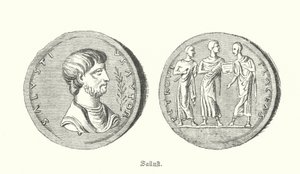 Sallustio, storico e politico romano (incisione) da German School