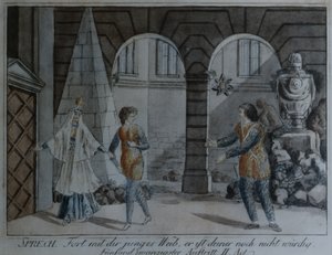 Scena da Il flauto magico di Wolfgang Amadeus Mozart da German School