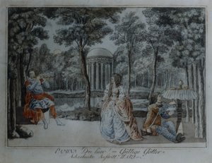 Scena da Il flauto magico di Wolfgang Amadeus Mozart da German School