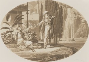 Scena da Le nozze di Figaro di Wolfgang Amadeus Mozart da German School