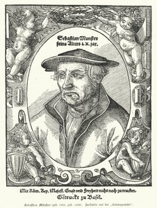 Sebastian Muenster, cartografo, cosmografo e autore tedesco di Cosmographia