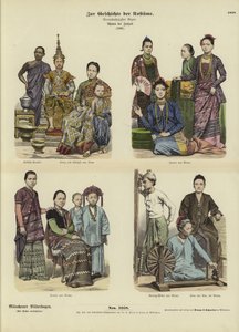 Costumi siamesi e birmani, 1886