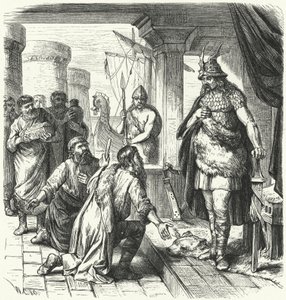 Inviati slavi davanti a Rurik, principe della Rus