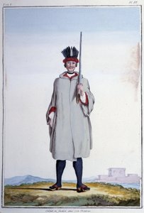 Abbigliamento del soldato: soldato in azione con il suo cappotto - in "My Dreams" di il Conte di Sassonia da German School