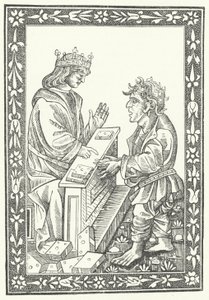 Salomone e Marcolfo (incisione) da German School