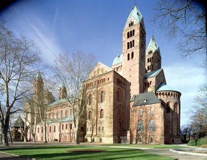 Cattedrale di Spira, iniziata nel 1030 da German School
