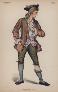 Spiegelberg, da Die Rauber (I masnadieri) di Friedrich Schiller da German School