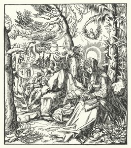Santa Ida di Lorena (c1040-1113) da German School