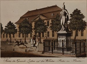 Statua del Generale von Ziethen in Wilhelm Platz, Berlino