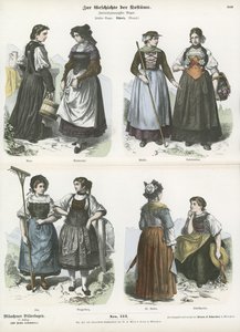 Costumi svizzeri, XIX secolo da German School