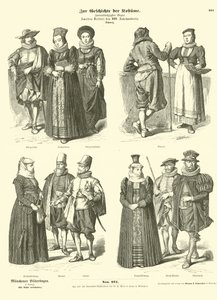 Costumi svizzeri, metà XVII secolo da German School