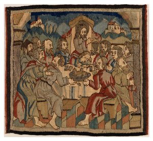 Pannello di arazzo con scene della Passione da un antependium, dall