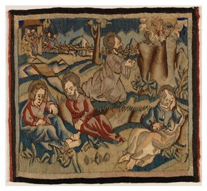 Pannello di arazzo con scene della Passione da un antependium, dall