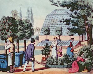 Cura del giardino, c.1860 da German School