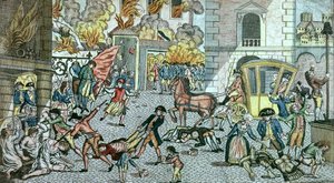 Terribili atrocità commesse a Parigi, 10 agosto 1792 da German School
