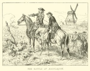 La battaglia di Malplaquet da German School