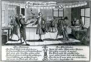 Il Rilegatore (incisione) da German School