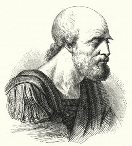 Il generale bizantino Belisario da vecchio da German School