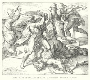 La morte di Golia di Gat da German School