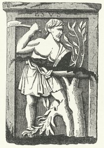 Il dio gallico Esus (incisione) da German School