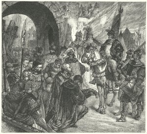 Il generale ussita Prokop il Grande davanti a Naumburg