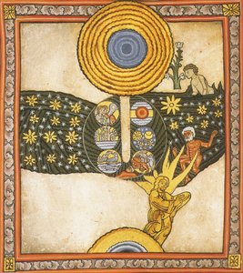 Il Redentore. Miniatura dal Liber Scivias di Ildegarda di Bingen, c.1175 da German School