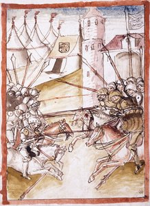 I Romani attaccano Augusta, c.1490 da German School