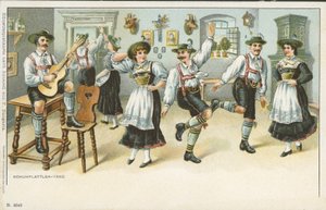 La danza Schuhplattler da German School