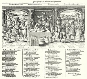 Il riscossore delle tasse (incisione) da German School