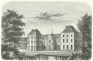 Palazzo delle Tuileries, Parigi, nel 1799 (incisione) da German School