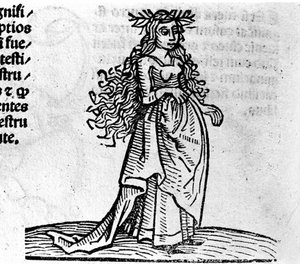 La Vergine - nel Trattato di Johannes Angeli De Magnisconnectionibue annorum revolutionibus ac eorum perfectionibus. Augusta, Erhard Ratdolt da German School